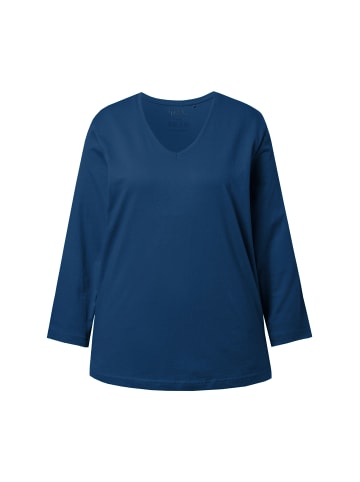 Ulla Popken Shirt in dunkelblau