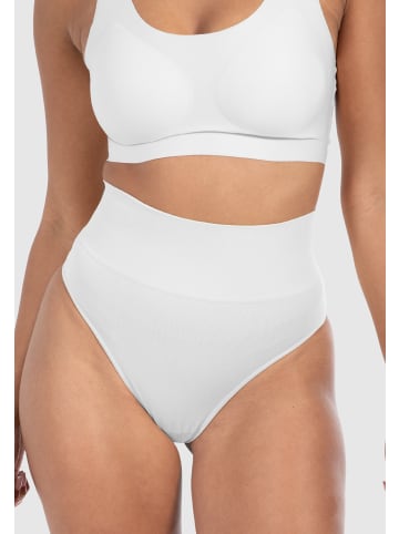 SMILODOX Mid Waist String Nysa in Weiß