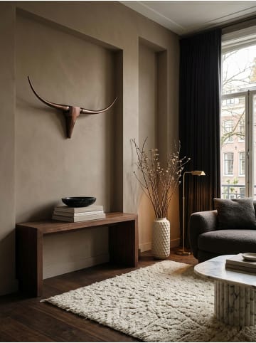 KADIMA DESIGN Deko Geweih Bull M WL1.394 100 cm Aluminium Design Hörner, in Bronze