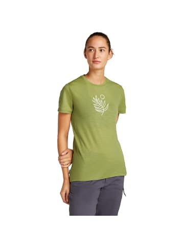 icebreaker W Mer 150 Tech Lite SS Tee Fresh Fe in Oliv101