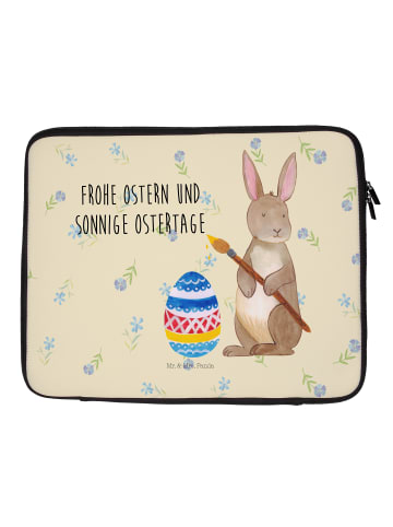 Mr. & Mrs. Panda Laptoptasche Hase Eier Malen mit Spruch in Blumig