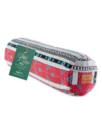 DoYourFitness Yoga-Bolster Tarik gefüllt Buchweizen rund Style 16 Bunt