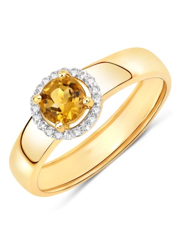 Rafaela Donata Ring Sterling Silber Citrin in gelbgold
