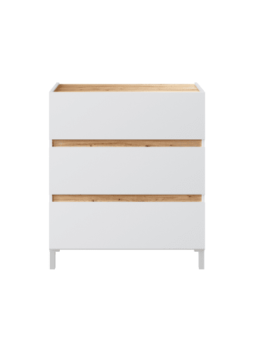 CALICOSY Kommode TEMPUS in Helles - (W) 79 x (H) 90 x (L) 41 cm