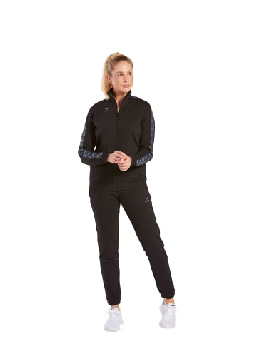 erima Damen Essential Team Tracktop Jacke in schwarz/slate grey