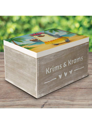 Mr. & Mrs. Panda Box Pinguin Kokosnuss Design ohne Spruch in Weiß