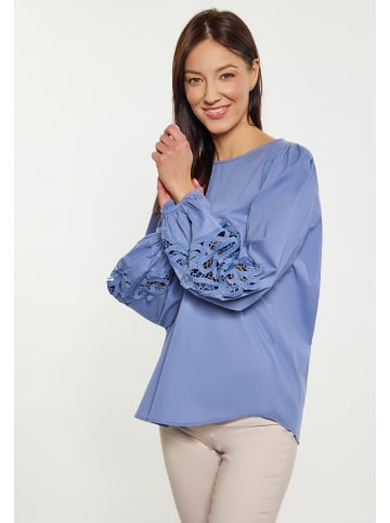 Usha Bluse in Denimblau