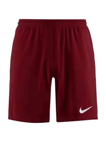 Nike Performance Trainingsshorts Park III in dunkelrot / weiß