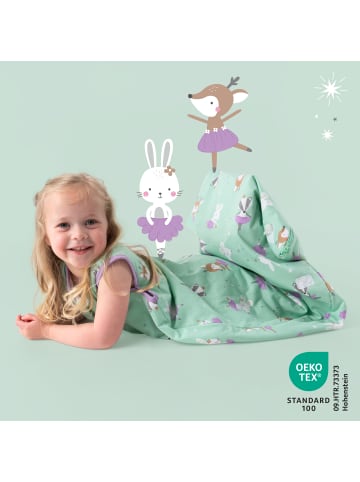 Schlummersack Babyschlafsack, 1.0 TOG in Mint-Lila