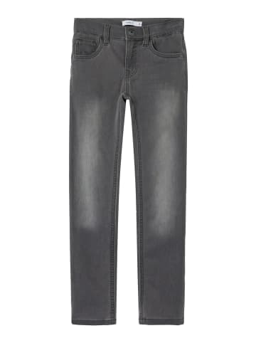 name it Jeans slim fit in medium grey denim