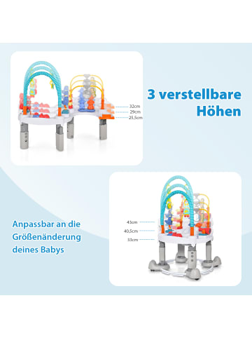 COSTWAY 4 in 1 Spielzentrum in Grau