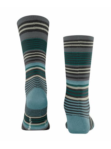 Burlington Socken Stripe in Black