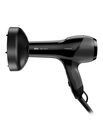 Braun Haartrockner "Satin Hair 7 HD785 Sensodryer mit AC Motor & Diffusor" in Schwarz