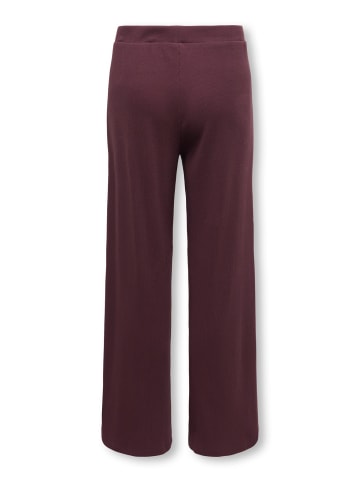 Wide Leg Hose mit Seitenstreifen Koglisa in fudge piping birch