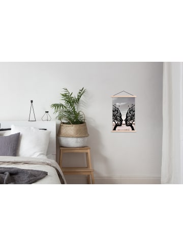 OnlyWow Poster mit Leiste Gesichtsbaum