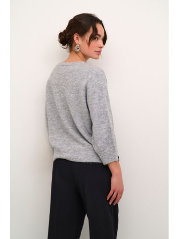 Kaffe Strickpullover KAmeridith Regular fit in Grey Melange