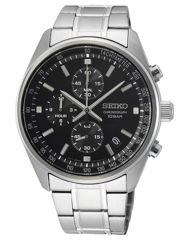 Seiko Chronograph Herrenuhr Schwarz