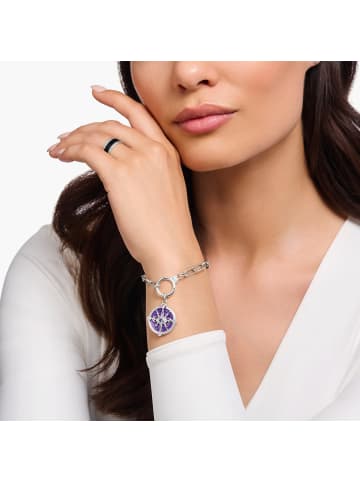 Thomas Sabo Anhänger in silberfarben, weiß, pink, violett, rot, blau