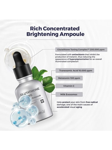 Centellian24 Gesichtsserum Glutathione Toning Boosting Ampoule, 30 ml