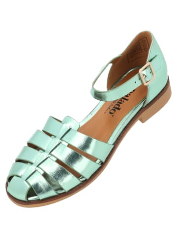 Palado Riemchensandalen Nigata by Sila Sahin in Grün Metallic