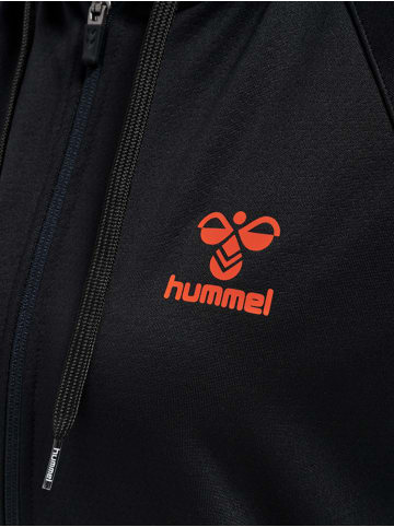 Hummel Hummel Hoodie Hmlgg12 Multisport Damen in BLACK/CHERRY TOMATO