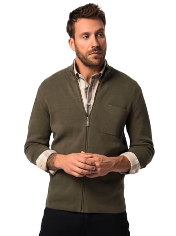JP1880 Strickjacke in tannengrün