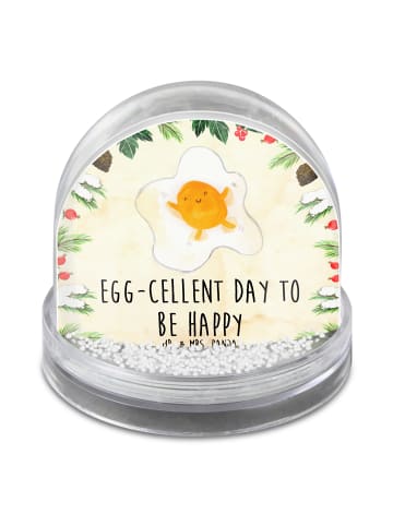 Mr. & Mrs. Panda Schüttelkugel Spiegelei Ei mit Spruch in Naturpapier