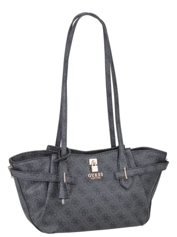 Guess Handtasche Yesba Girlfriend Shoulder in Coal Logo
