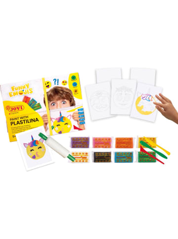 Jovi PLASTILINA Malset bunt Funny Emojis