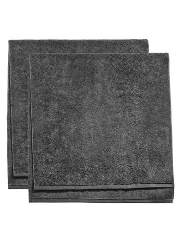 Butlers Duschhandtuch FABULOUS 2er-Set in Dunkelgrau