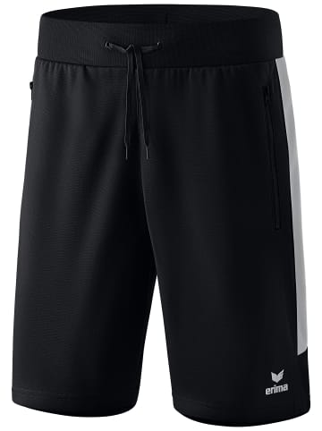 erima Squad Shorts in schwarz/silver grey