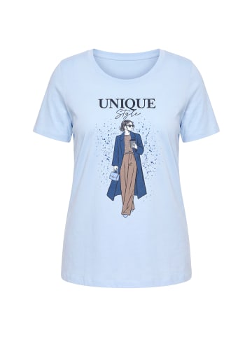 MIAMODA Shirt in quellenblau