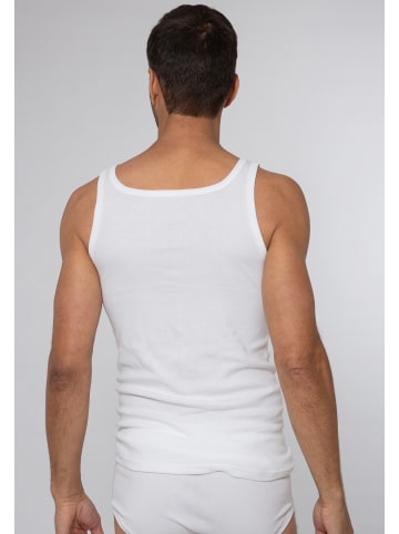 Ammann Unterhemd / Tanktop Cotton Feinripp in Weiß