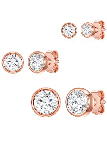 Rafaela Donata Schmuckset Sterling Silber verziert mit Kristallen von Swarovski® in roségold