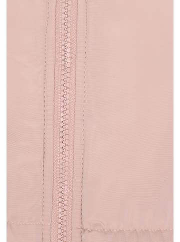 Swirly Women Jacket in Beige Pink
