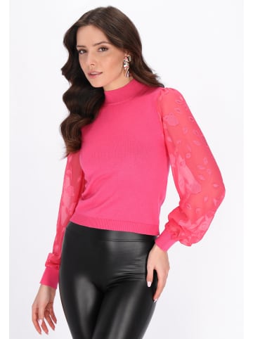 faina Women Sweater in fuchsia