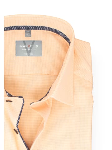MARVELIS Comfort Fit Businesshemd in Orange 91