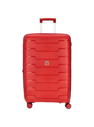 Roncato Skyline - 4-Rollen-Trolley M 70 cm erw. in rosso