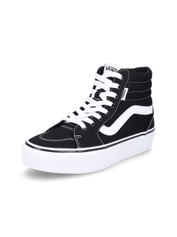 Vans Plateau-Sneaker in schwarz