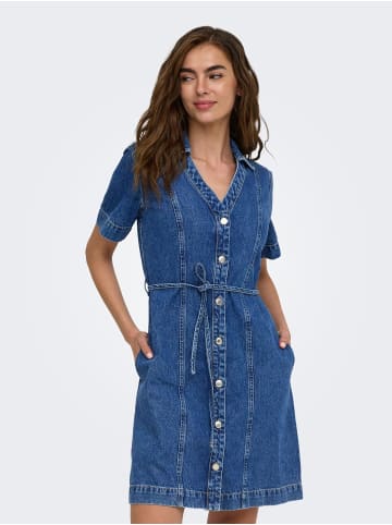 ONLY Jeanskleid in Medium Blue Denim