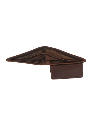 The Chesterfield Brand Enzo Geldbörse RFID Schutz Leder 11 cm in brown