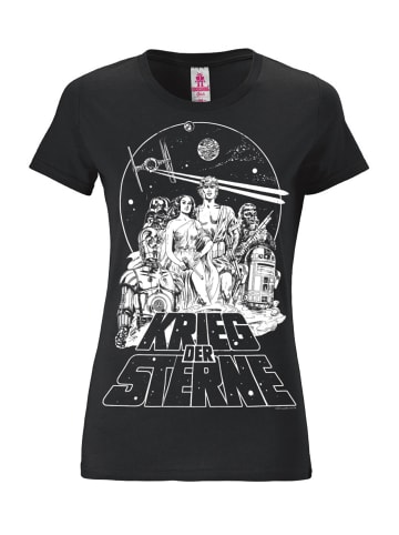 Logoshirt T-Shirt Krieg der Sterne - Star Wars in schwarz