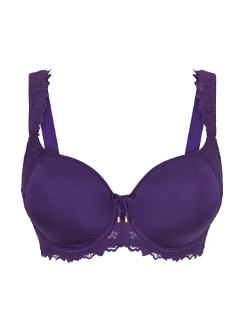 Linga Dore BH Grosse Grossen T-Shirt in Majesty purple