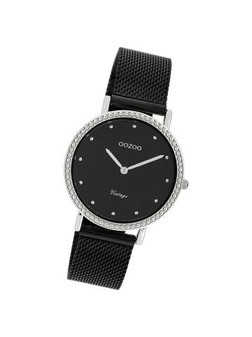 Oozoo Analog-Armbanduhr Oozoo Vintage Series schwarz mittel (ca. 34mm)