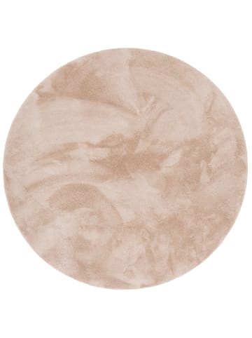 Pergamon Fellteppich Super Soft Pearl Rund in Antraciet