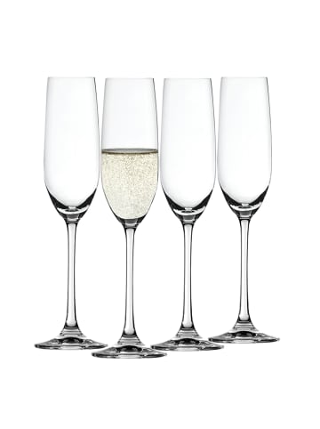 Spiegelau 4 er-Set Salute Sektgläser in Transparent
