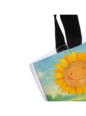 Mr. & Mrs. Panda Schultasche Blume Sonnenblume Design ohne Spruch in Weiß