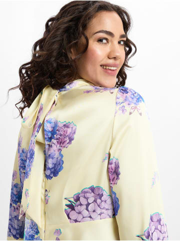 MARC CAIN COLLECTIONS Kleid in gelb lila - 0001