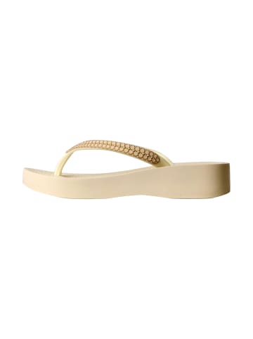 Ipanema Flache Mesh-Sandalen zum Hineinschlüpfen XI, flache Sohle Beige