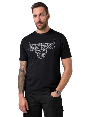 JP1880 Kurzarm T-Shirt in schwarz